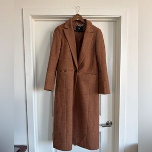Seven for all mankind single breasted coat